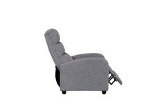 Luxury Fabric Recliner Chair - Grey Furniture > Living Room V80-FC-RCL102GF Online Furniture