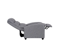 Luxury Fabric Recliner Chair - Grey Furniture > Living Room V80-FC-RCL102GF Online Furniture