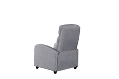 Luxury Fabric Recliner Chair - Grey Furniture > Living Room V80-FC-RCL102GF Online Furniture