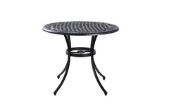 Marco Aluminium 90cm table Furniture > Outdoor V231-CAT-090 BLACK Online Furniture