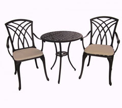 MAURITIUS CAST ALUMINIUM 3 PCS SETTING Furniture > Outdoor V231-CAS-009 Online Furniture