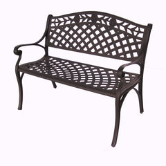 Melissa Aluminium Bench Brz Furniture > Outdoor V231-CAB-026 Online Furniture