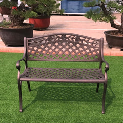 Melissa Aluminium Bench Brz Furniture > Outdoor V231-CAB-026 Online Furniture