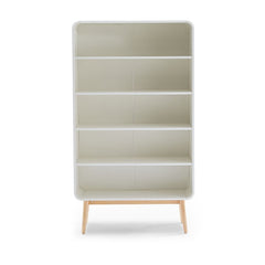 Merlin White Modern Retro Display Cabinet Furniture > Living Room V80-MZI-DS1640-WOK Online Furniture