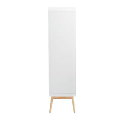 Merlin White Modern Retro Display Cabinet Furniture > Living Room V80-MZI-DS1640-WOK Online Furniture