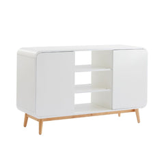 Merlin White Modern Retro Sideboard Buffet Table Furniture > Dining V80-MZI-SB12045-WOK Online Furniture