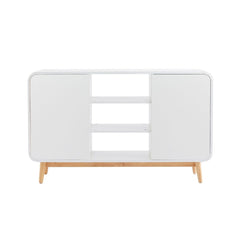 Merlin White Modern Retro Sideboard Buffet Table Furniture > Dining V80-MZI-SB12045-WOK Online Furniture