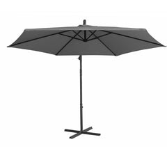 Milano 3M Outdoor Umbrella Cantilever With Protective Cover Patio Garden Shade - Charcoal Furniture > Outdoor V160-401036 Online Furniture