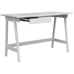 Mindil Office Desk Student Study Table Solid Wooden Timber Frame - White Furniture > Office V315-VOD-BALM-02 Online Furniture