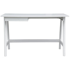 Mindil Office Desk Student Study Table Solid Wooden Timber Frame - White Furniture > Office V315-VOD-BALM-02 Online Furniture