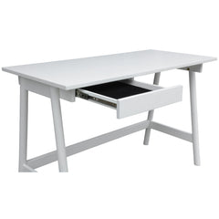 Mindil Office Desk Student Study Table Solid Wooden Timber Frame - White Furniture > Office V315-VOD-BALM-02 Online Furniture