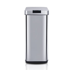 MIRAKLASS Sensor Bin 50L Narrow Silver Square MK-SB-110-JR Home & Garden > Kitchen Bins V227-6160642006080 Online Furniture