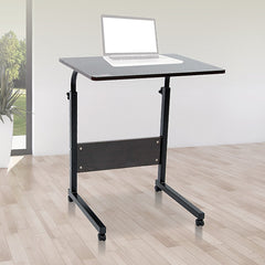 Mobile Laptop Desk Bed Stand Computer Table Adjustable Notebook Bedside Table Furniture > Office V63-827831 Online Furniture