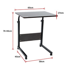 Mobile Laptop Desk Bed Stand Computer Table Adjustable Notebook Bedside Table Furniture > Office V63-827831 Online Furniture