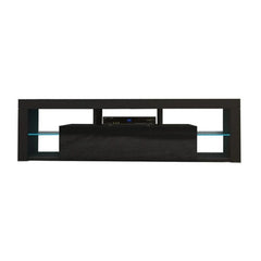 Modern TV Cabinet Living Room Furniture 200cm Black Furniture > Living Room V195-TS052-200-BK Online Furniture