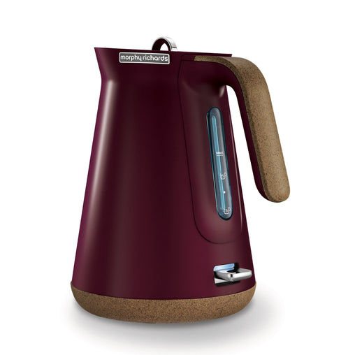 Morphy Richards 1.5L Aspect Kettle - Maroon with Cork-Effect Trim Appliances > Kitchen Appliances V240-100017 Online Furniture