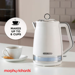 Morphy Richards Illumination Jug Kettle 1.7l - White Appliances > Kitchen Appliances V240-108021 Online Furniture