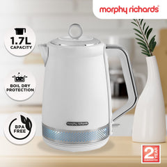 Morphy Richards Illumination Jug Kettle 1.7l - White Appliances > Kitchen Appliances V240-108021 Online Furniture