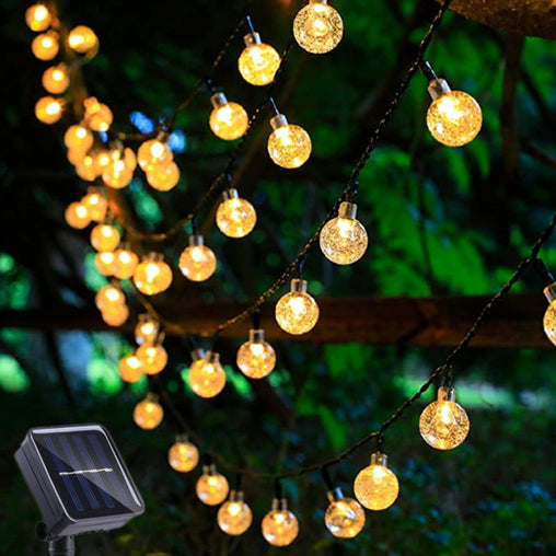 NOVEDEN 200 Light Bulb Solar String Light (Warm Light) Occasions > Lights V227-6777402102171 Online Furniture