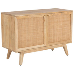 Olearia  Buffet Table 100cm 2 Door Solid Mango Wood Storage Cabinet Natural Furniture > Living Room V315-VOD-ELLO-03 Online Furniture