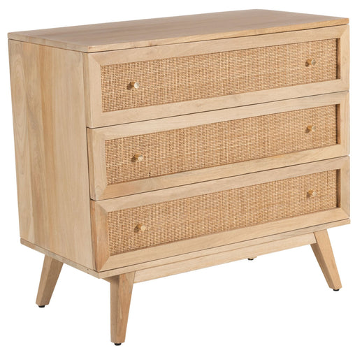 Olearia  Storage Cabinet Buffet Chest of 3 Drawer Mango Wood Rattan Natural Furniture > Living Room V315-VOD-ELLO-08 Online Furniture