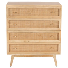 Olearia  Storage Cabinet Buffet Chest of 4 Drawer Mango Wood Rattan Natural Furniture > Living Room V315-VOD-ELLO-09 Online Furniture