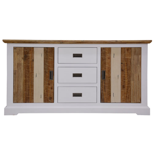 Orville Buffet Table 166cm 2 Door 3 Drawer Solid Acacia Timber Wood -Multi Color Furniture > Living Room V315-VTDO-013 Online Furniture