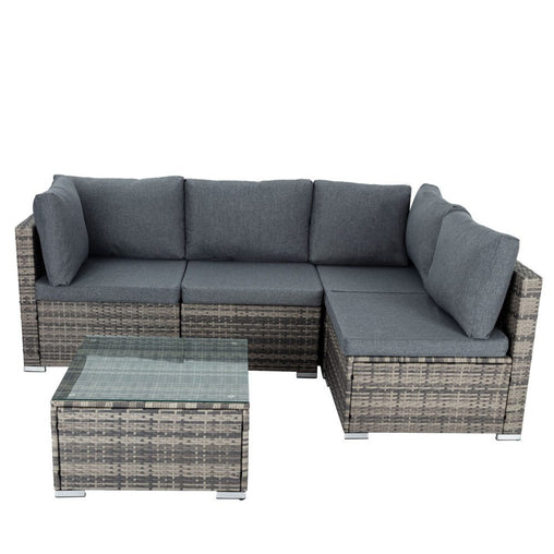 Outdoor Modular Lounge Sofa Bondi -Grey Furniture > Outdoor V264-OTF-507S-LGR Online Furniture