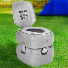 Outdoor Portable Camping Toilet 22L Outdoor > Camping CAMP-TOILET-22L-T Online Furniture