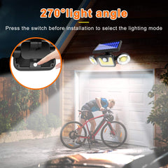Outdoor Solar Lights with 3 Adjustable Head for Porch Garden Patio Home & Garden > Garden Lights V178-65586 Online Furniture