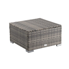 Outdoor wicker ottoman in Grey Furniture > Outdoor V264-OTF-541S-LGR-NA-1 Online Furniture