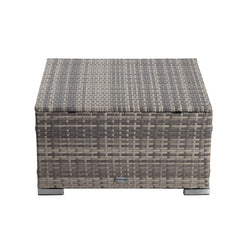 Outdoor wicker ottoman in Grey Furniture > Outdoor V264-OTF-541S-LGR-NA-1 Online Furniture