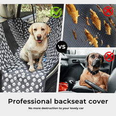 Pet Car Dog Seat Cover Hammock Non-Slip Waterproof Backseat Dirty Protector Mat Pet Care > Dog Supplies V201-PD001BL-AU Online Furniture