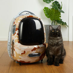 PETKIT Breezy 2 - Smart Cat Backpack - Desert Camon Pet Care > Cat Supplies V390-EAN13BP2C Online Furniture