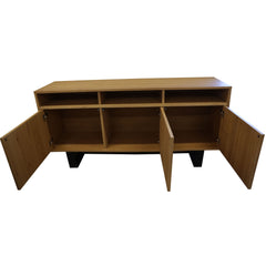 Petunia  Buffet Table 160cm 3 Door 3 Niche Elm Timber Wood Metal Leg - Natural Furniture > Living Room V315-VOD-BOST-06 Online Furniture