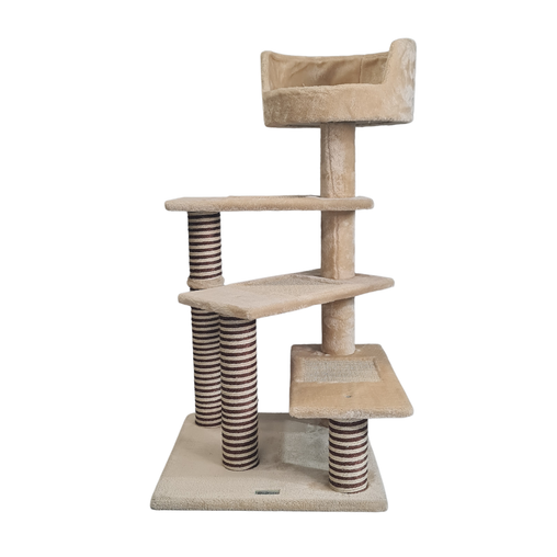 Petwiz 100cm Multi Level Cat Scratching Tree - Beige Pet Care > Cat Supplies V378-QQ80795A Online Furniture