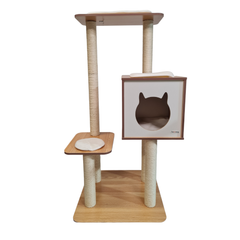 Petwiz 122cm Premium Wooden Laminate Sisal Post Cat Scratching Tree Pet Care > Cat Supplies V378-QQ81136 Online Furniture