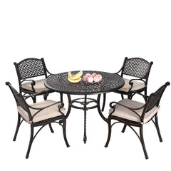 Prato Cast Aluminium Dining Table Furniture > Outdoor V231-CAT-01 Online Furniture