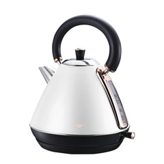 Pronti 1.7l Rose Trim Collection Kettle - White Appliances > Kitchen Appliances V240-KTL-017-GST-WH Online Furniture