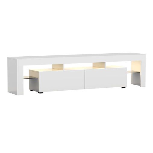 RGB LED TV Stand - 189cm FURNI-L-TV189-WH-AB Online Furniture