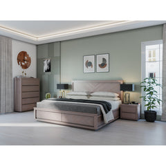 Rosemallow Tallboy 5 Chest of Drawers Solid Messmate Wood Bed Storage Cabinet Furniture > Bedroom V315-VO-HIGH-14 Online Furniture