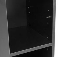 Sarantino New 21 Pairs Shoe Cabinet Rack Storage Organiser Shelf 2 Doors Cupboard Black Furniture > Living Room V240-CBT-080-030-090-BK Online Furniture