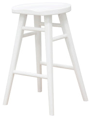 Scandinavian Timber Kitchen Counter Stool (White) Home & Garden > Home & Garden Others V199-BR068SCVWH Online Furniture