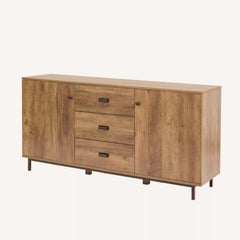 Sideboard Table Dining Furniture Buffet Table Storage Cabinet Furniture > Living Room V195-CP12-OAK Online Furniture