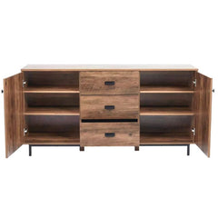 Sideboard Table Dining Furniture Buffet Table Storage Cabinet Furniture > Living Room V195-CP12-OAK Online Furniture