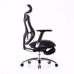 Sihoo Ergonomic Office Chair V1 4D Adjustable High-Back Breathable With Footrest And Lumbar Support Black Furniture > Bar Stools & Chairs V255-SIHOO-V1-009-BK Online Furniture