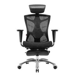 Sihoo Ergonomic Office Chair V1 4D Adjustable High-Back Breathable With Footrest And Lumbar Support Black Furniture > Bar Stools & Chairs V255-SIHOO-V1-009-BK Online Furniture