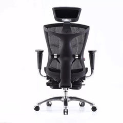 Sihoo Ergonomic Office Chair V1 4D Adjustable High-Back Breathable With Footrest And Lumbar Support Black Furniture > Bar Stools & Chairs V255-SIHOO-V1-009-BK Online Furniture