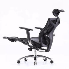 Sihoo Ergonomic Office Chair V1 4D Adjustable High-Back Breathable With Footrest And Lumbar Support Black Furniture > Bar Stools & Chairs V255-SIHOO-V1-009-BK Online Furniture