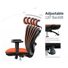 Sihoo M18 Ergonomic Office Chair, Computer Chair Desk Chair High Back Chair Breathable,3D Armrest and Lumbar Support Furniture > Bar Stools & Chairs V255-SIHOO-M18-025-BK Online Furniture